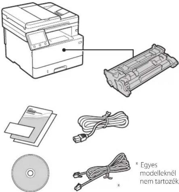 CANON i-SENSYS MF461dw - A mellékelt tartozékok ellenőrzése - 1