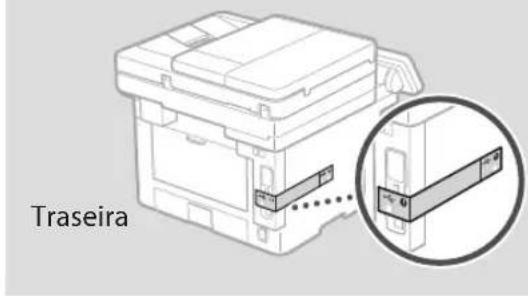 CANON i-SENSYS MF461dw - Retire todo o material de embalagem. - 2