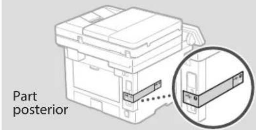 CANON i-SENSYS MF461dw - Retireu tot el material d'embalatge. - 2