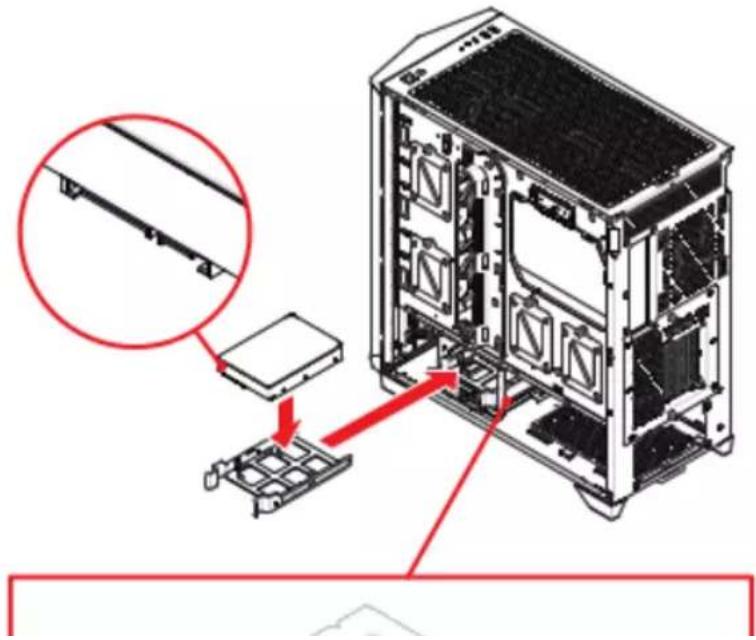 MSI MPG Gungnir 300R Airflow - Retrait du support GPU - 7