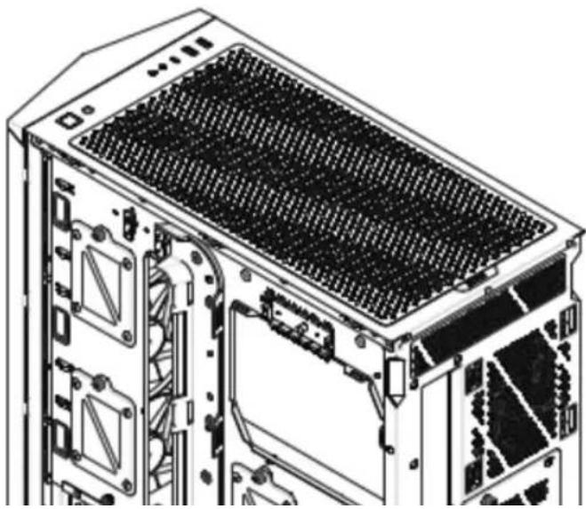 MSI MPG Gungnir 300R Airflow - Retrait du support GPU - 8