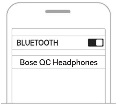 BOSE QuietComfort Headphones - VERBINDEN VIA HET BLUETOOTH-MENU OP UW MOBIELE APPARAAT - 2