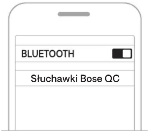 BOSE QuietComfort Headphones - ŁĄCZENIE PRZY UŻYCIU MENU BLUETOOTH URZĄDZENIA PRZENOŚNEGO - 2