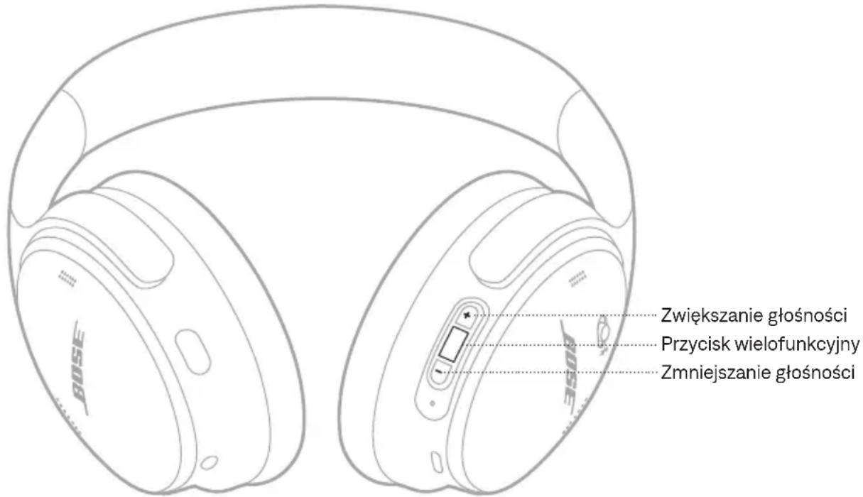 BOSE QuietComfort Headphones - ODTWARZANIE MULTIMEDIÓW I REGULACJA GŁOŚNOŚCI - 1