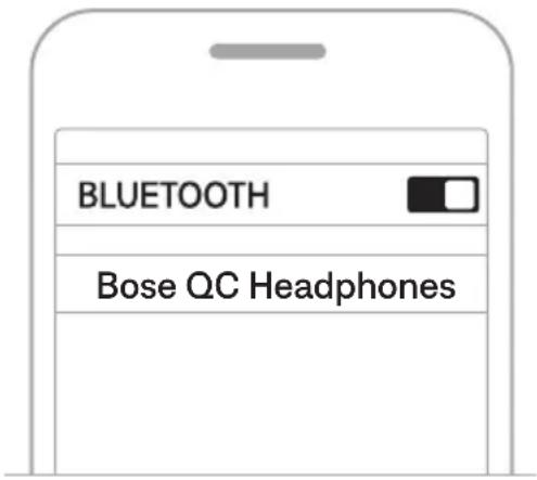 BOSE QuietComfort Headphones - CONNECT USING THE BLUETOOTH MENU ON YOUR MOBILE DEVICE - 2