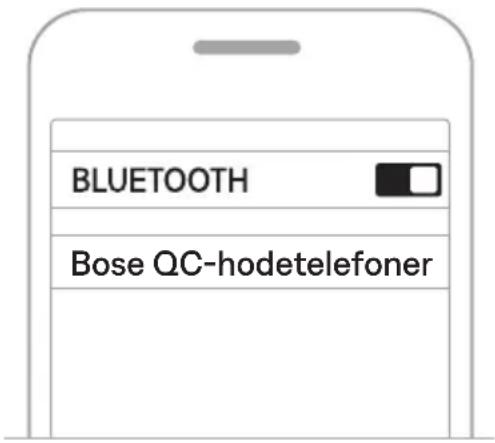 BOSE QuietComfort Headphones - KOBLE TIL MED BLUETOOTH-FUNKSJONEN PÅ MOBILENHETEN - 2