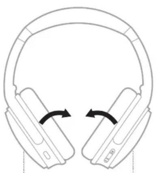 BOSE QuietComfort Headphones - ヘッドホンを収納する - 1