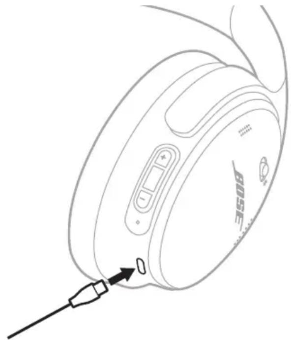 BOSE QuietComfort Headphones - AUFLADEN DER KOPFHÖRER - 1