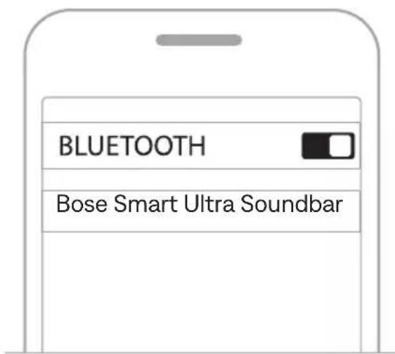 BOSE Smart Ultra Soundbar - 모바일 장치 연결 - 2