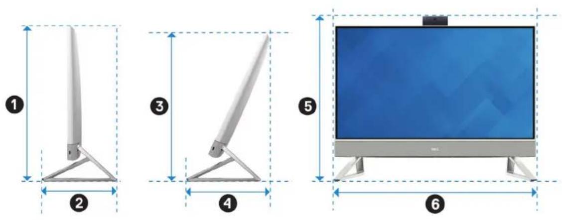 DELL Inspiron 24 5420 - Socle isocèle - 1