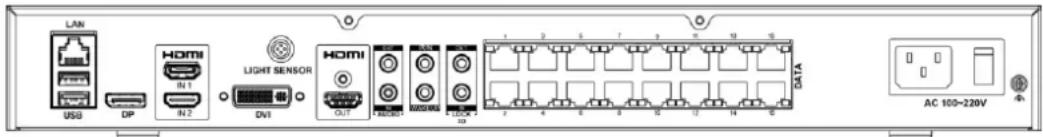 Hikvision DS-D42B01-N - Konektory - 2