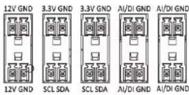 Hikvision DS-D42AM2-N - Fyzické konektory - 1