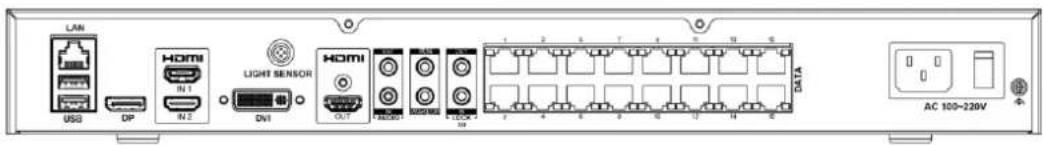 Hikvision DS-D42C04-N - Rozhranie - 2