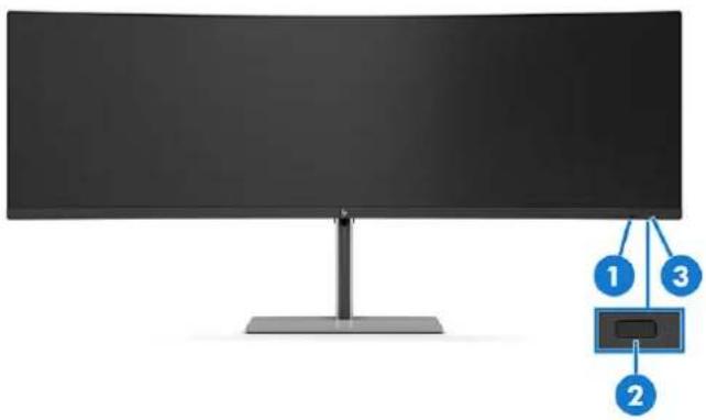 HP E45c G5 - Composants de la partie avant - 4