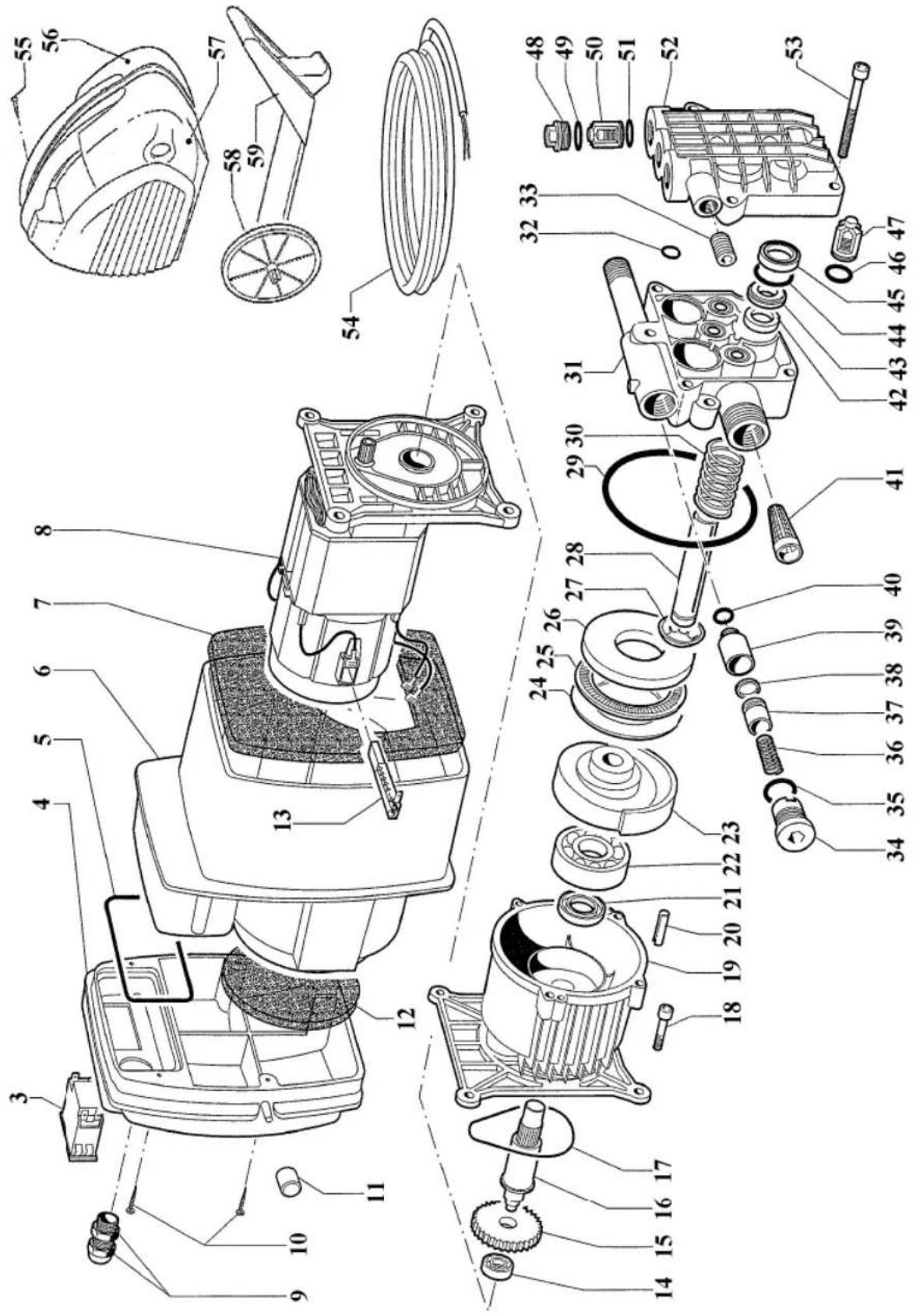 EINHELL HR 1700-F - Technische gegevens: - 1