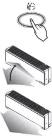 LG LAU245HV - Commande de la direction horizontal/vertical du flux d'air (en option) - 1