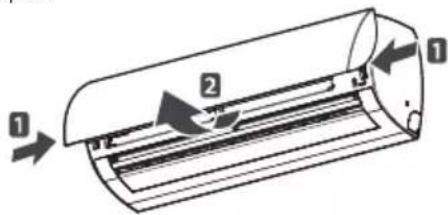 LG LAU120HYV1 - Limpieza del filtro del aire - 1