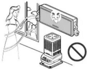 LG LAN181CNW - Eviter la présence d'eau dans les parties électriques. - 9