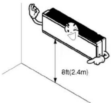 8ft(2.4m)