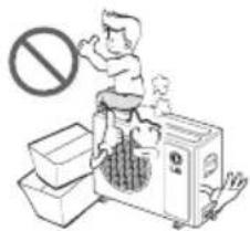 LG LAN096HNP - Arrêter le climatiseur et fermer les fenêtres en cas d'orages ou d'ouragans. Si c'est possible, retirer le climatiseur de la fenêtre avant l'arrivée de l'ouragan. - 7