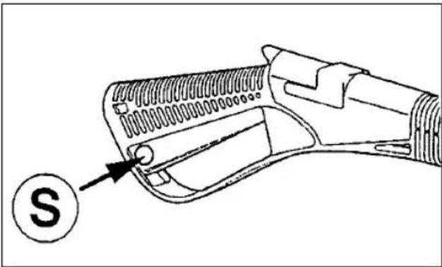 EINHELL HT 1600-F - Dispositif de sécurité du pistolet - 1