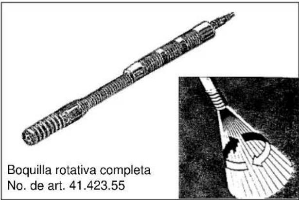 EINHELL HT 1600-F - Como trabajar con la boquilla rotativa - 1