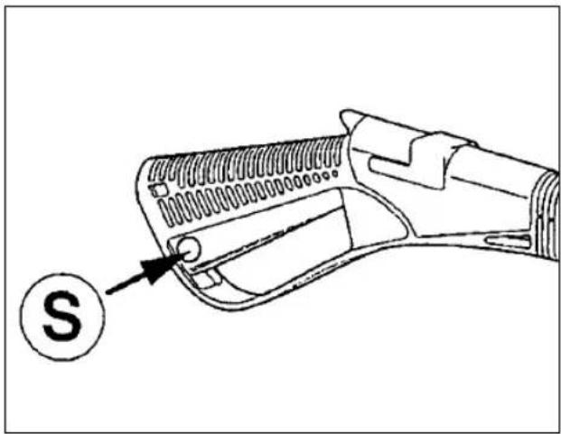 EINHELL HT 1600-F - Pistolens sikkerhedsanordning - 1