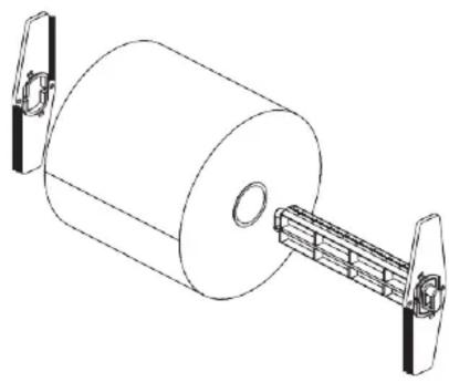 Digitus DA-81021 - Installation du rouleau de papier - 2