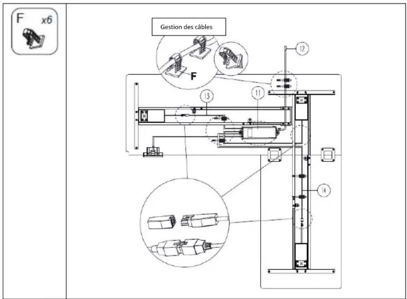 Digitus DA-90453 - Étape 8 : Installer le support latéral. - 5