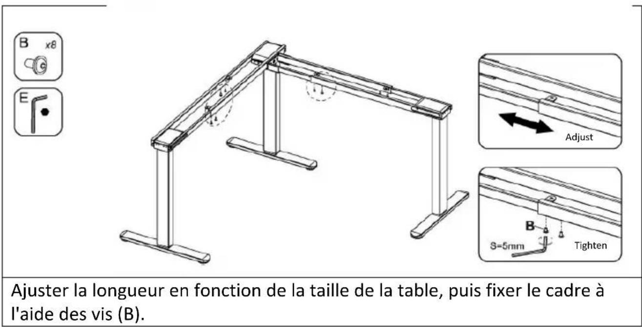 Digitus DA-90453 - Étape 7 : Fixer la tige de connexion. - 1