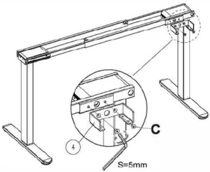 Digitus DA-90453 - Étape 3 : Installer la tige de connexion. - 5