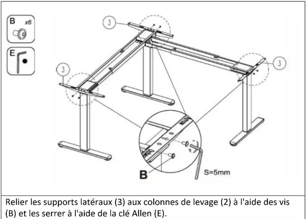 Digitus DA-90453 - Étape 8 : Installer le support latéral. - 1