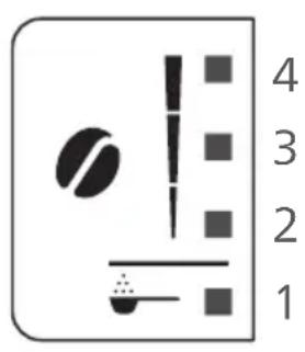 PHILIPS Series 800 EP0820 - Set the machine to the correct water hardness: - 1