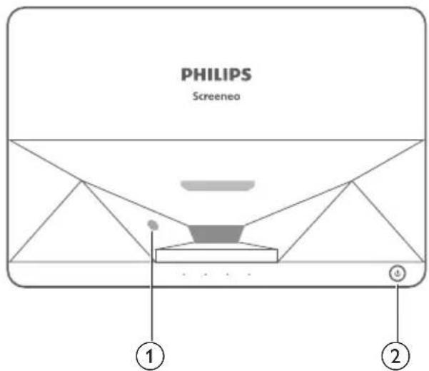 PHILIPS Screeneo U5 SCN550 - Vue de dessus - 1