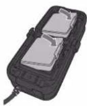 EPSON Moverio Pro BT-2200 - Installez deux batteries. - 1