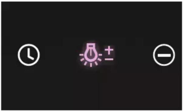 Fisher & Paykel HC30DCXB4 - Réglage du niveau de luminosité - 1