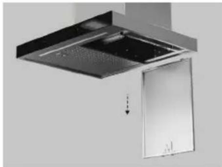 Fisher & Paykel HC30DCXB4 - Retrait des filtres en aluminium - 1
