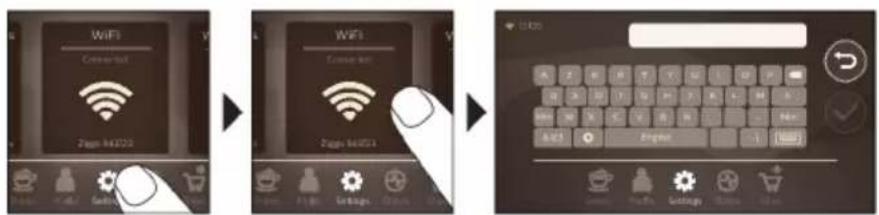 PHILIPS Saeco GranAroma Deluxe SM6685 - Wi-Fi şəbəkəsinə qoşulmaq - 1