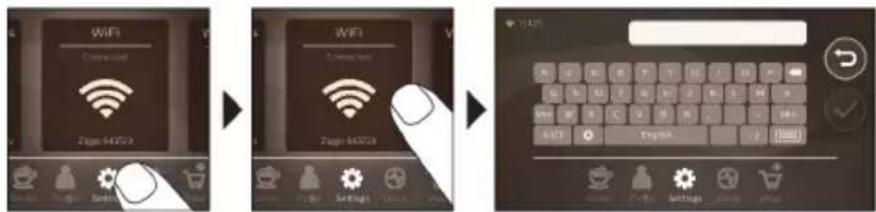 PHILIPS Saeco GranAroma Deluxe SM6685 - Savienojuma izveide ar Wi-Fi - 1