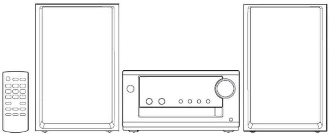 PANASONIC SC-PM700 - Chaîne stéréo avec lecteur CD - 1