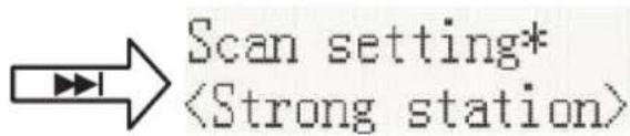 Scan setting*