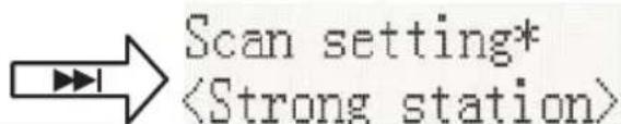 Scan setting*
