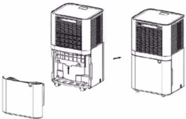 Orbegozo DH 1240 - NETTOYAGE DU FILTRE À AIR (toutes les deux semaines) : - 3