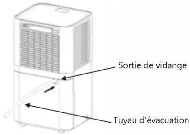 Sortie de vidange Tuyau d'évacuation
