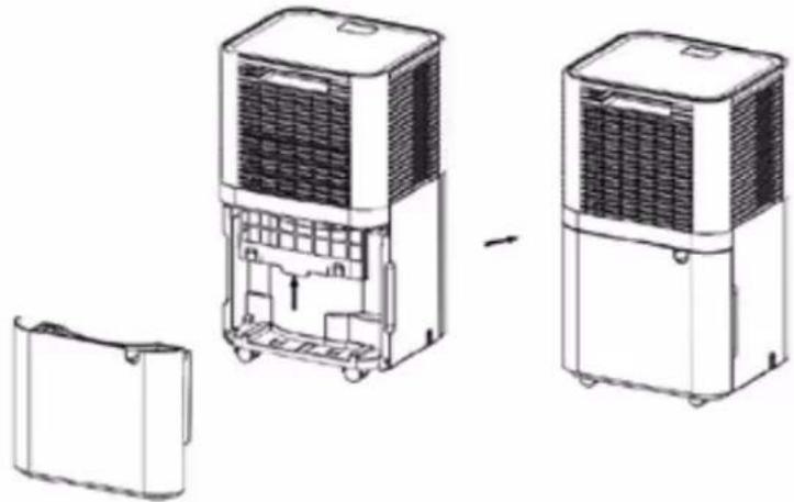 Orbegozo DH 1240 - AIR FILTER CLEANING (every two weeks): - 3
