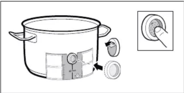 BOSCH PXY821DX6E - Namestitev silikonske nalepke - 1