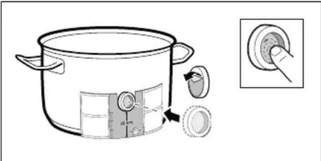 BOSCH PXY821DX6E - Aufkleben des Silikonpatches - 1