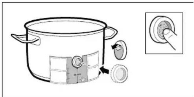 BOSCH PXX921DX6E - Påklæbning af silikone-patchen - 1