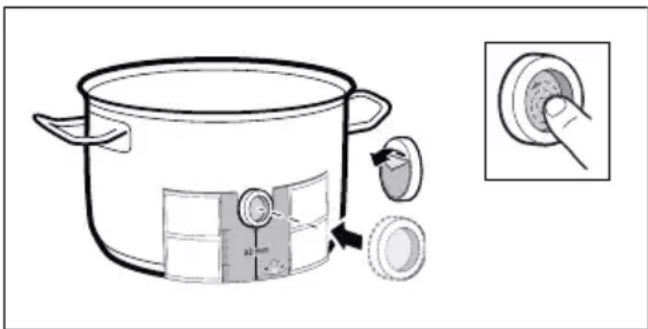 BOSCH PXX921DX6E - Namestitev silikonske nalepke - 1