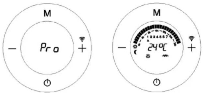 M - Pro + ⊕ M - + 240°C 1234567 +